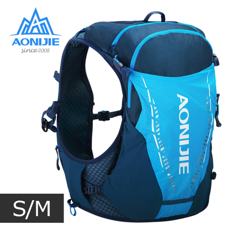 SM Size AONIJIE C9103 Ultra Vest 10L Hydration Backpack Pack Bag With 2pcs 420ml Soft Water Flask Hiking Trail Running Marathon ► Photo 1/6