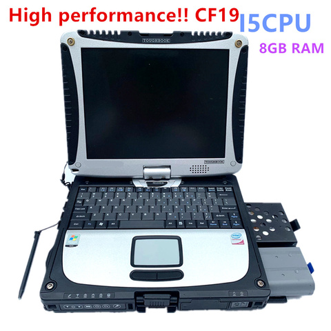 High performance CF19 Toughbook i5 CPU 8GB RAM P anasonic CF19 laptop for alldata software/ Mb Star C5/ Icom a2 ODIS auto tool ► Photo 1/6