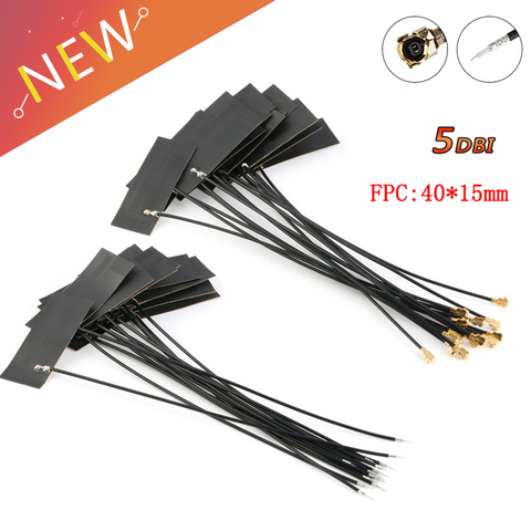 10Pcs/lot 5DBI FPC Built IN Circuit Board Antenna LTE 4G 3G GSM CDMA WCDMA TDSCDMA 1.13 Line 12cm Long IPEX Connector ► Photo 1/6