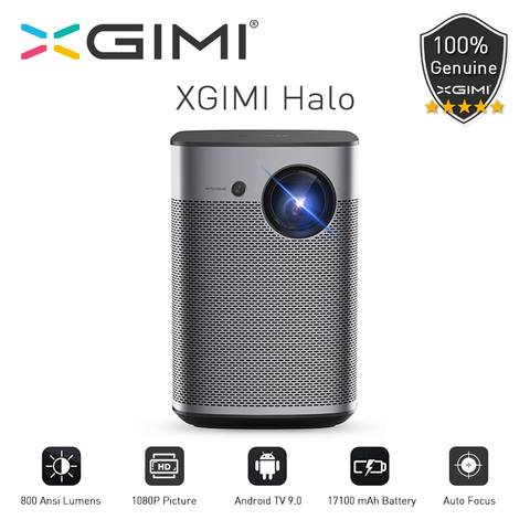 XGIMI Halo Global Version DLP Mini Projector 1080P Full HD Android 9.0 Portable Projector 800Ansi Pocket Cinema 17100mAh Battery ► Photo 1/6
