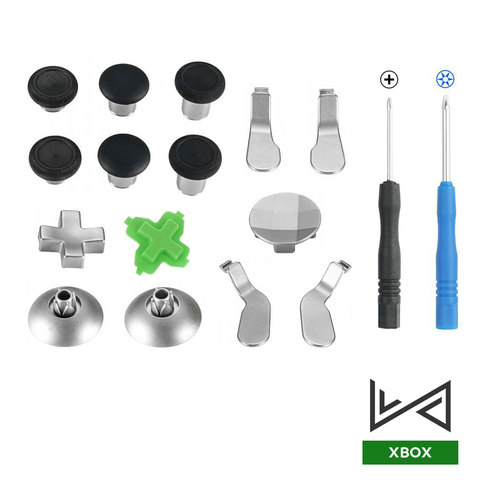 Full Set Swap Thumb Analog Sticks Grips Stick D-Pad Bumper Trigger Button Bullet For Xbox One Elite Controller ► Photo 1/6