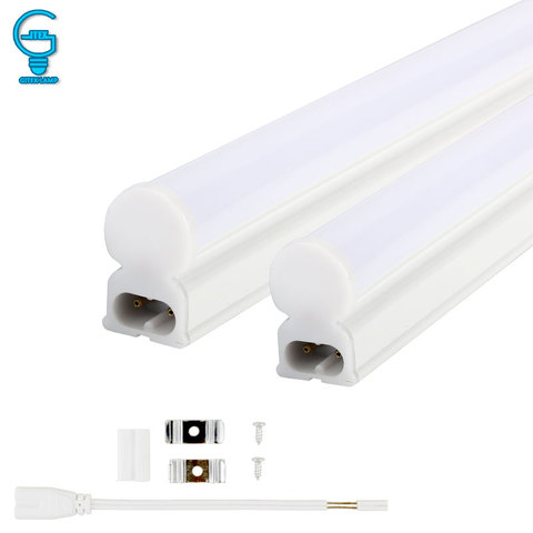 PVC Plastic 6W 10W LED Tube Light 220V 110V 60cm 30cm LED Wall Lamp Cold White LED Fluorescent T5 Neon LED T5 lamp ► Photo 1/6