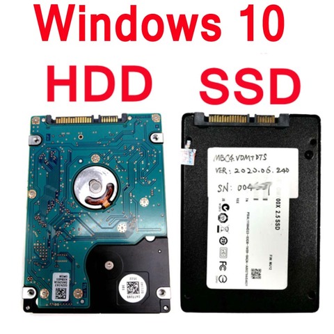 09/2022 Newest WINDOWS 10 Full software for MB STAR C4/C3/C5 c6 HDD Fit For Most laptop as D630/CF19/CF30/X200/T420 window 10 ► Photo 1/6