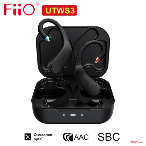 FiiO UTWS3 Eearhook True Wireless Bluetooth Amplifier QCC3020 TPA6140A2 Amplifier Support App Control come with charging case ► Photo 1/6