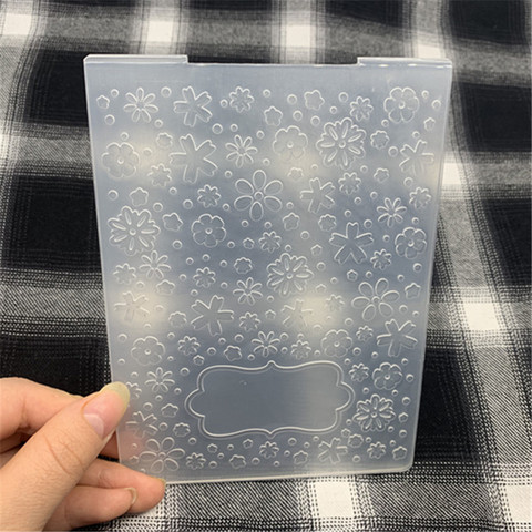 Snowflake message Flower print DIY Plastic Embossing Folders for DIY Scrapbooking Paper Craft/Card Making Decoration Supplies ► Photo 1/4