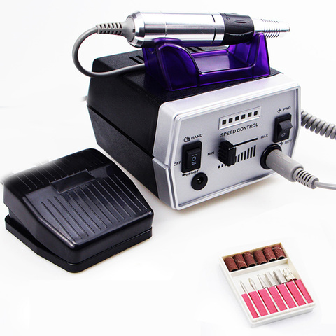 Electric Nail Drill Machine 35000rpm Profession Manicure Pedicure Machine Milling Cutter Accessories Nail File Manicure Tool Kit ► Photo 1/6