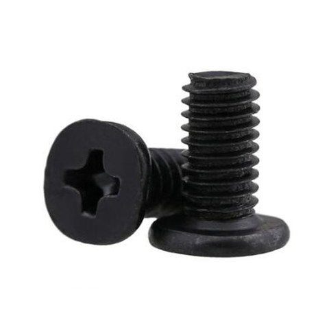 50-200PCS m2 m2.5 m3 m4 steel with black CM low thin short head screw Large Flat Head Cross Thin Edge Flat Screw ► Photo 1/1