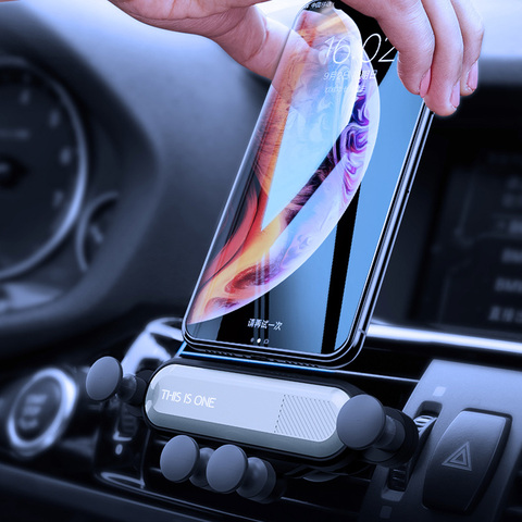 Gravity Car Phone Holder GPS Stand For Mitsubishi motors asx lancer 10 9 x outlander xl pajero sport 4 l200 carisma ► Photo 1/6