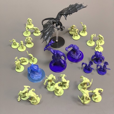 Lot of Monsters Heroes Miniatures Board Game Figure Toy Model ► Photo 1/6