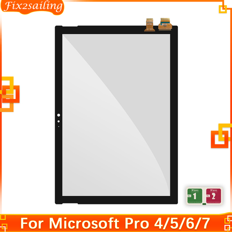For Microsoft Surface Pro 4 1724 Pro 4 Pro 5 Pro 6 Pro 7 Touch Screen Digitizer Glass Replacement touch screen 100% Tested ► Photo 1/6