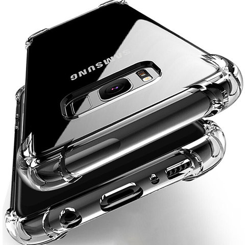 Shockproof Case for Samsung Galaxy S10 Plus lite S10e S20 S8 S9 plus Silicone Phone Cases on for Samsung Note 10 9 8 Back Cover ► Photo 1/6