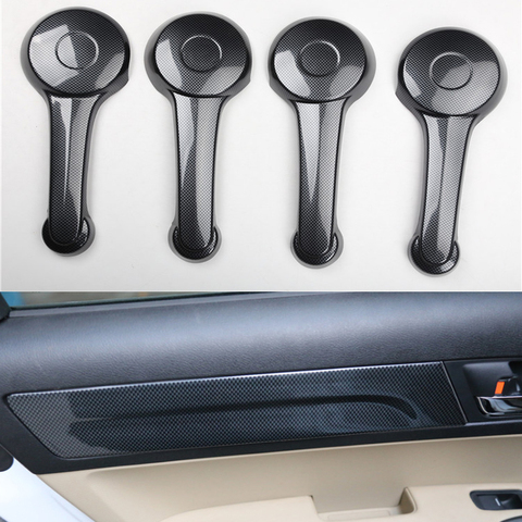 Carbon Fiber Printed Interior Mouldings Steering Panel Cover Center Console Handles Trim  for Honda CRV 2007 2008 2009 2010 2011 ► Photo 1/6