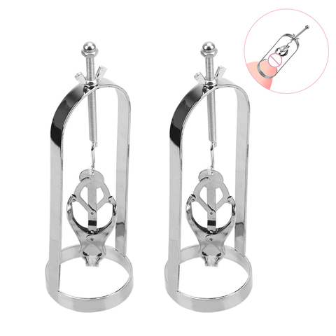 Women Nipple Clamps Adjustable Metal Nipple Sucker Clips Breast Stimulator Torture Erotik Flirting BDSM Bondage Restraints ► Photo 1/6