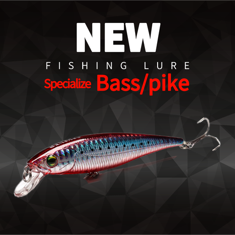 Banshee 100mm 16g Floating Fishing Lure Stick Minnow Lure Bait Artificial Jerkbait Hard Bait Lures Fishing Wobbler For Pike/Bass ► Photo 1/6