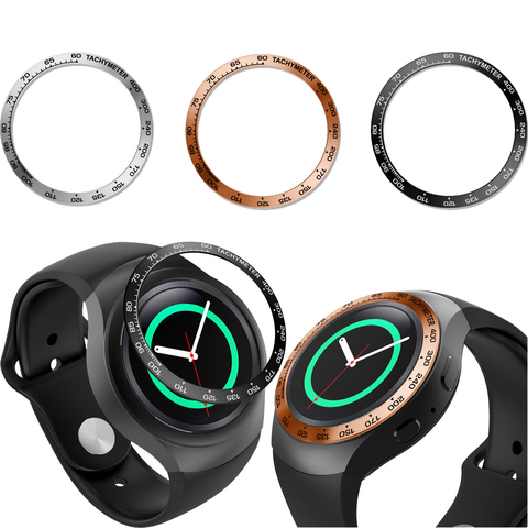 For Samsung Gear S2 SM-R720 Classic Stainless Steel Bezel Ring Metal Case Cover Smart Watch Replacement Accessories Straps Bands ► Photo 1/6