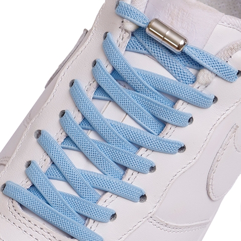New No Tie Shoe laces Elastic Shoelaces Metal Lock Creative Kids Adult Sneakers Flat Shoelace Fast Safety Lazy Laces Unisex ► Photo 1/6