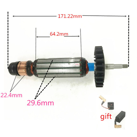 Armature Rotor for DeWALT DWE4057 DWE4056 DWE4051 DWE4050 AC220-240V Anchor ► Photo 1/2