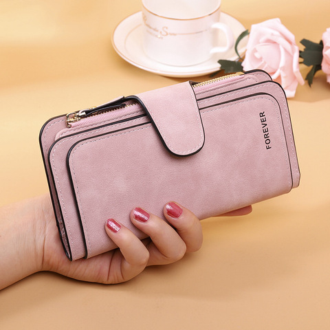 Luxury Designer Women Wallets 2022 New Long Three-fold Multi-card Position Clutch Female Multi-function Coin Purse Card Holder ► Photo 1/1