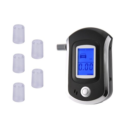 Promotion Professional Pocket Digital Alcohol Breath Tester Analyzer Breathalyzer Detector Test Testing LCD Display ► Photo 1/6