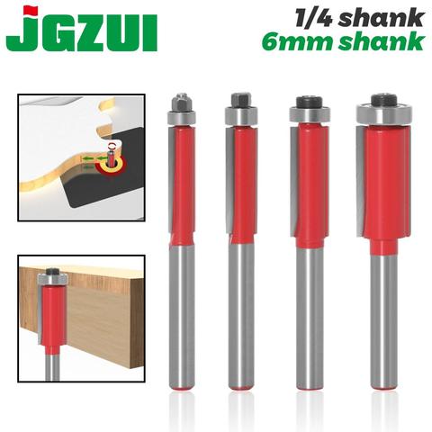 1Pc 6mm 1/4shank Flush Trim Router Bit End Bearing For Woodworking Cutting Tool ► Photo 1/6