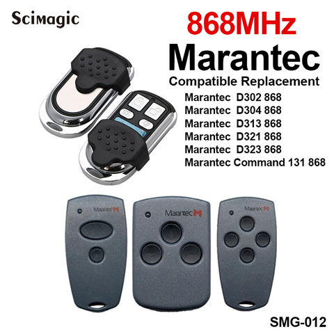 Marantec Digital 868 MHz 433mhz garage door gate remote control MARANTEC transmitter garage command gate remote controller ► Photo 1/6