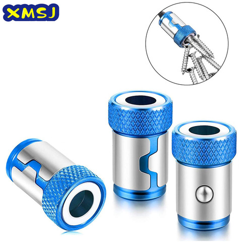 1/4” Metal Screwdriver Bit Magnetic Ring For 6.35mm Shank Anti-Corrosion Drill Bit Magnet Powerful Ring ► Photo 1/6