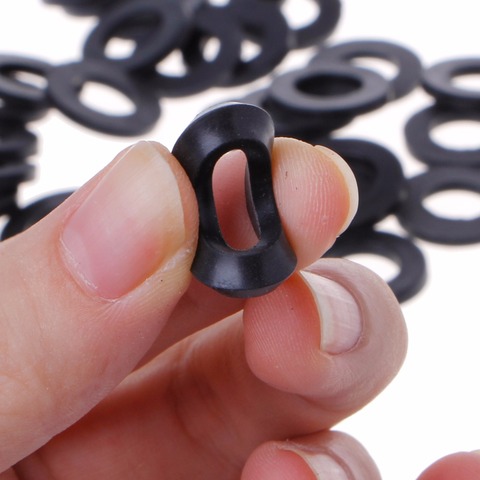 M3 M4 M5 M6 M8 M10 M12 M20 Black Plastic Rubber Flat Washer Plane Spacer Insulation Gasket Ring For Screw Bolt ► Photo 1/4