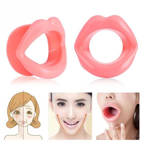 Silicone Rubber Face Lifting Lip Trainer Mouth Muscle Tightener Face Massage Exerciser Anti Wrinkle Lip Exercise Mouthpiece Tool ► Photo 1/6