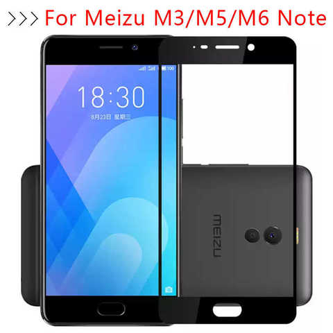 Glass Protect For Meizu M6 Note Protective Glass On Maisie M3 M5 Not M6Note M 3 5 6 3m 5m 6m Tempered Glas Screen Protector Film ► Photo 1/6