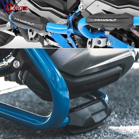 For HONDA TRANSALP 600 650 700 XLV 600 650 700 XLV TRANSALP700 Motorcycle 25mm Crash Bar Bumper Engine Guard Blocks Protection ► Photo 1/6