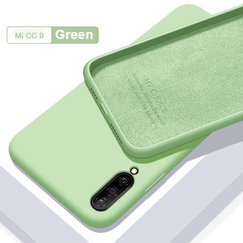 Skin-friendly Case For Xiaomi Mi A3 Liquid Silicone Cases For Xiaomi Mi A3 Slim Soft TPU Microfiber Cover Xiaomi MiA3 Lite MiCC9 ► Photo 1/6