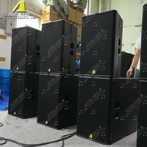 Professional stage speaker T24N 2 way dual 12 inch, dual 15 inch active B30 subwoofer PA system. ► Photo 1/6