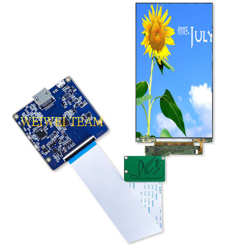 H546UAN01.0 5.5 inch 4k Ips Lcd Display Panel 2160P 2160x3840 Resolution Hdmi To Mipi board  For VR 2022 And Hmd 3D printer 60hz ► Photo 1/1
