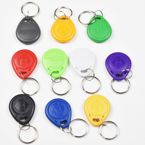 10pcs/bag ATMEL T5577 RFID hotel key fobs 125KHz rewritable readable and writable proximity ABS tags access control ► Photo 1/6