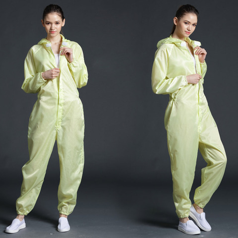 Unisex Coveralls Breathable Dustproof Safety Clothing Work Painting Clothes Sanitary Protection Jumpsuit Hazmat Zip Suit ► Photo 1/6