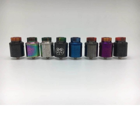 Fishbone RDA Stainless steel and Glass 22MM RDA Various Colors high quality ► Photo 1/2