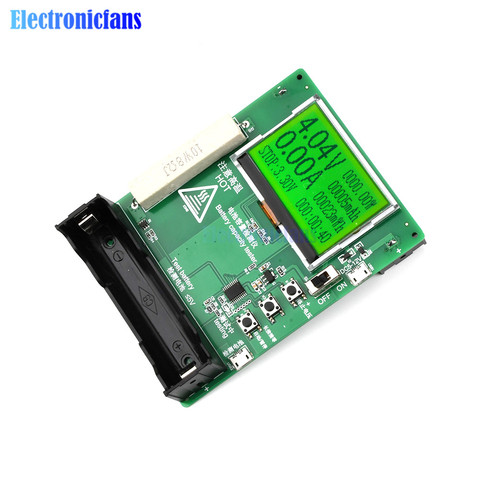 DC 5-12V 18650 Digital LCD Display Lithium Li-ion Battery Tester Meter Voltage Current Power Bank Capacity Monitor Tester Module ► Photo 1/6
