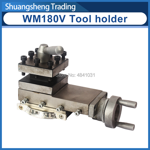 WM180V Lathe Tool holder Machine tool slide/Slide rest/Compound Rest Assembly ► Photo 1/6