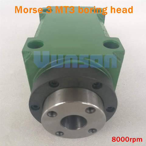 Morse 3 MT3 Taper Chuck 1500W 1.5KW 2hp Power Head Power Unit  Machine Tool Spindle Max.8000RPM for Drilling/Boring Machine ► Photo 1/4
