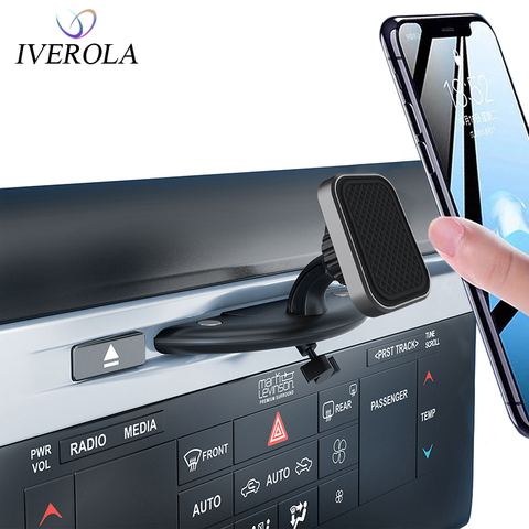 Univerola Magnetic Car phone holder Universal CD Slot Mount Cradle Holder 360 rotation Holder Support  for iPhone 11/Samsung ► Photo 1/6