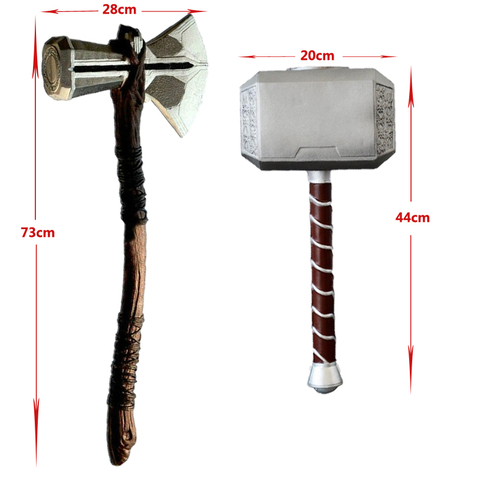 1:1 Thor Axe Hammer Cosplay Weapons Movie Role Playing Thor Thunder Hammer Axe Stormbreaker 73cm 44cm ► Photo 1/6