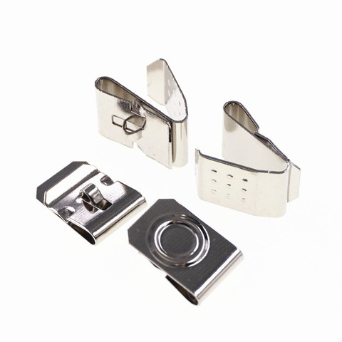 100 Pairs Battery Clip A AA CR2 CR123A 18650 battery type Spring Steel Nickel Plated Positive Negative Mate ► Photo 1/5