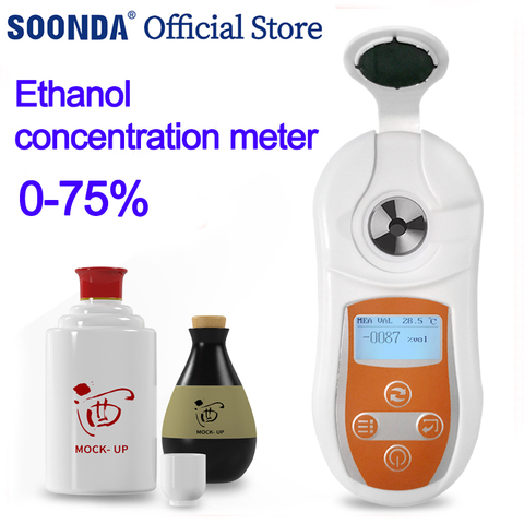 Digital Alcohol Concentration Meter Ethanol Concentration Tester Liquor Power Tester Only for wine without color ► Photo 1/6