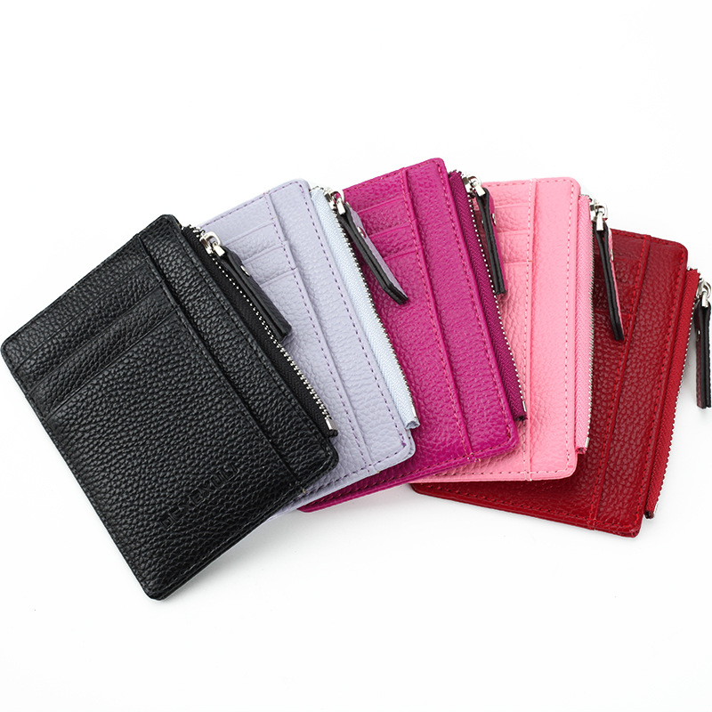 PU Leather Men Woman Business Card  Holder Wallet Creative Fashion Card Case 