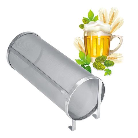 300 Micron Stainless Steel Homemade Brew Beer Hop Mesh Filter Strainer with Hook Beer Brewing Hop Spider Mesh Filter Strainer ► Photo 1/6