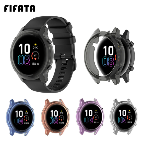 FIFATA Case Cover Soft TPU Protector Frame Bumper For Huawei Honor Magic Watch 2 46mm 42mm Smartwatch Sleeve Shell Accessories ► Photo 1/6