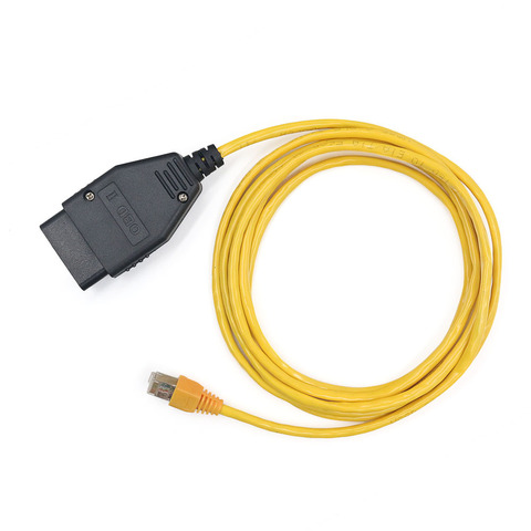 OBD 2 Car Diagnostic Tools For BMW E90 E60 E46 E39 ENET Cable E-SYS ICOM 2 Coding Connector Adapter E-SYS ICOM Ethernet to OBD ► Photo 1/5