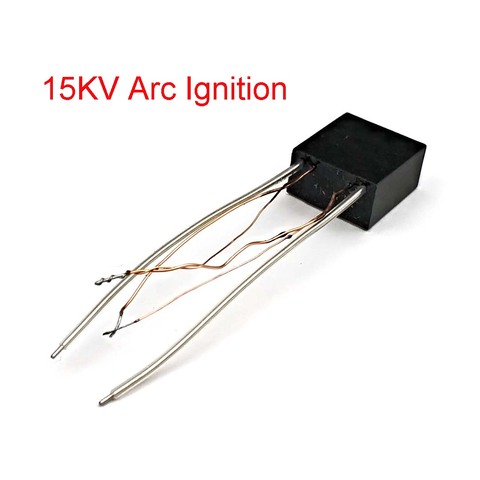 15KV Arc Ignition High Voltage Inverter Step Up Boost Coil Transformer Pulse Ignition 1.4x1.4x0.7cm Lighter Accessories ► Photo 1/4