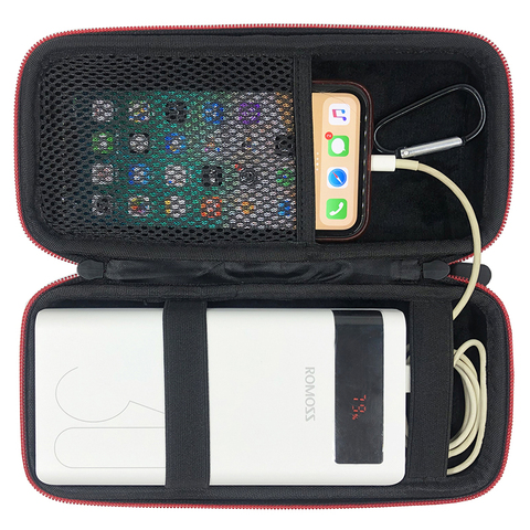 Newest EVA Hard Portable Case for Romoss Sense 8+ 30000mAh Mobile Power Cover Portable Battery Power Bank Phone Bag ► Photo 1/6