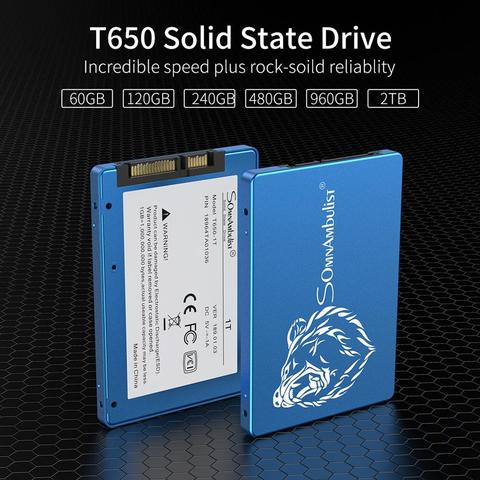 SOMNAMBULIST Metal Big Brown Bear SSD 2.5 '' SATA3 Hdd SSD 120gb ssd 240gb 480gb SSD 960GB Internal Solid State Drive Laptop Des ► Photo 1/5